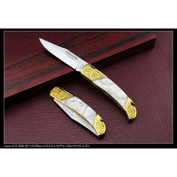 Golden Acrylic Handle Art Knives (SE-131)